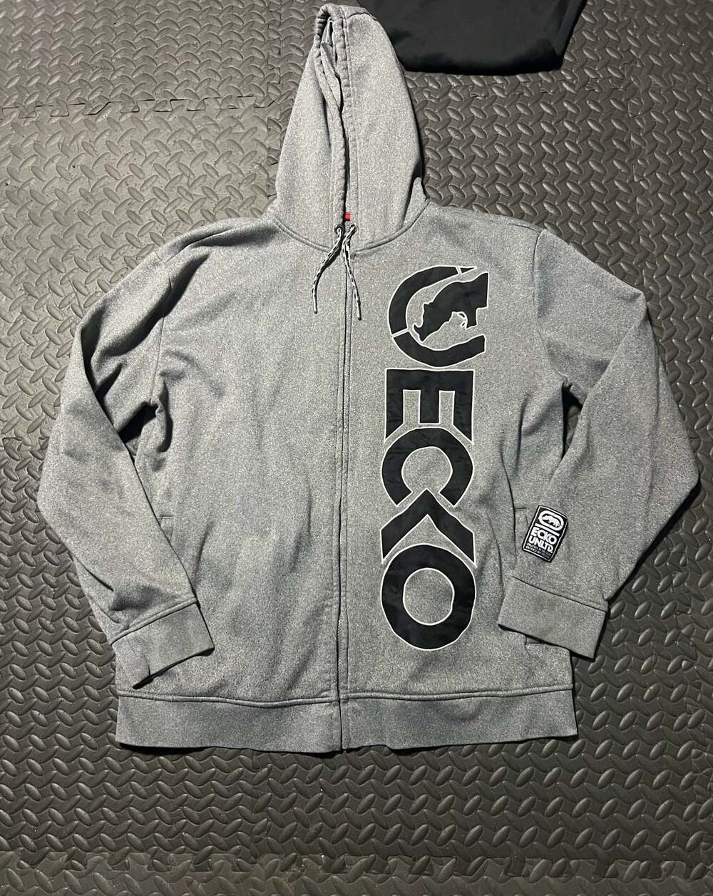 Ecko Unlimited Gray Full-Zip Hoodie Jacket